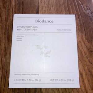 Biodance Hydro Cera Nol Real Deep mask 4 sheets new